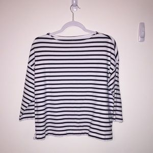 Muji Cotton Boat Neck w/ 3/4 Sleeve